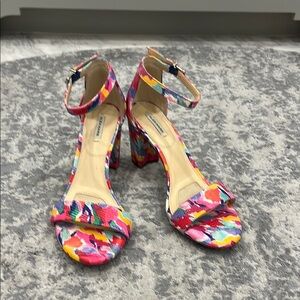Alex Marie Colorful Bock Heel